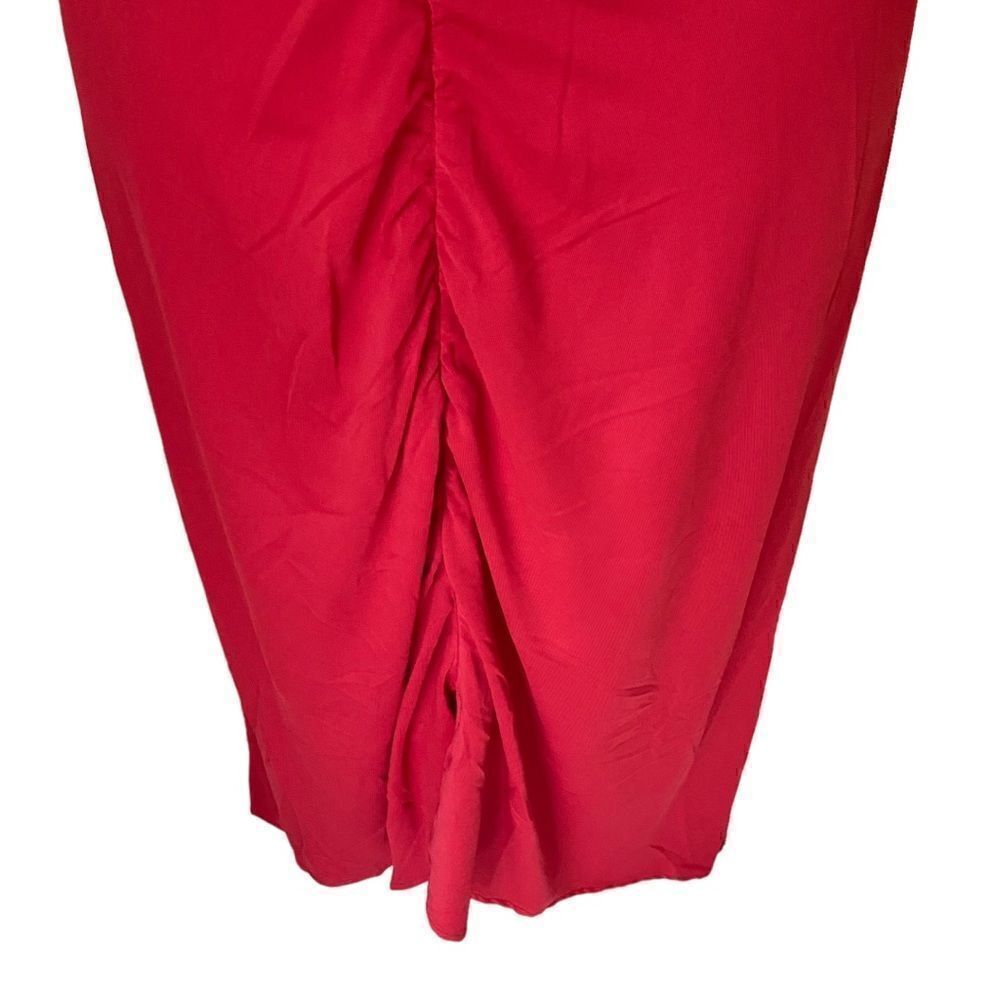 We Are HAH Ruche Ruched Red Dress Size Small Revolve NWT - Picture 12 of 14